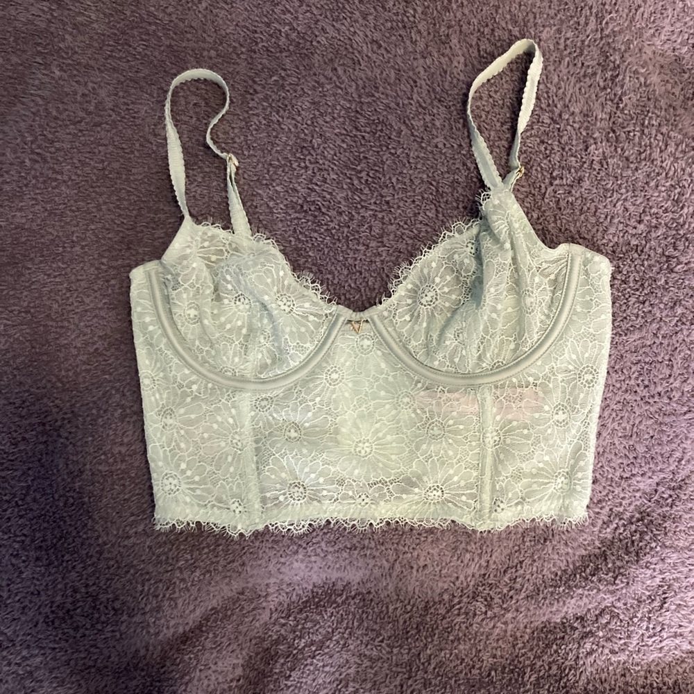 Victorias Secret Mint Green Corset